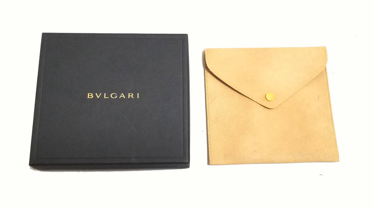 ブルガリ 箱 保存袋 BVLGARI ネックレス用 チョーカー用 ケース 空き箱 【中古】