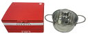 即納 未使用品 フィスラー Fissler 両手鍋 スナッキー キャセロール シルバー 14cm ガラス蓋付き ステンレス 耐熱 IH対応 18-10-182...