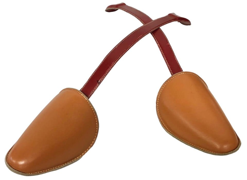 エルメス シューズキーパー シューキーパー フランス製 レザー ブラウン レッド HERMES HERMES 【中古】