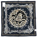 未使用 ヴィヴィアンウエストウッド ハンカチ バンダナ オーブ 紺 刺繍 鳥 レース ネイビーレディース メンズ VivienneWestwood ヴィヴィアン...
