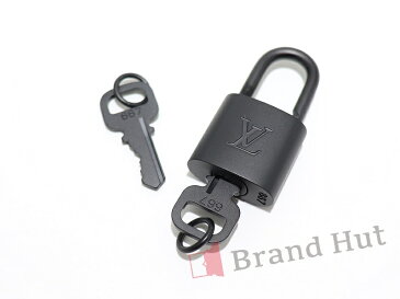 【新品・未使用品】【送料無料】ルイヴィトン パドロック マット ブラック 非売品 NSランク LOUIS VUITTON 鍵 南京錠 キーリング カデナ キーホルダー ネックレス アクセサリー ギフト プレゼント ツヤ無し【中古】