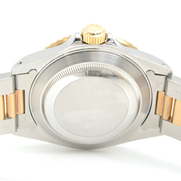 ロレックス 時計 メンズ サブマリーナ ブルー文字盤 青サブ 自動巻 W番 ステンレス ゴールド ROLEX 16613 SS×750YG 中古