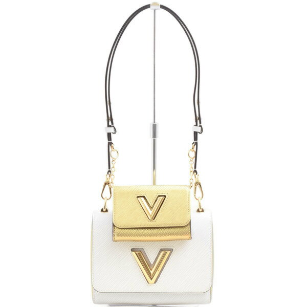 LOUIS VUITTON - ルイヴィトン バッグ レディース ツイストPM エピ ホワイト レザー LOUIS VUITTON M59886 中古