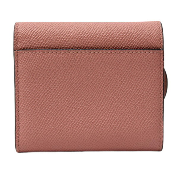 クリスチャンディオール 財布 レディース サドル ロータス コンパクトウォレット 三つ折り財布 ピンクベージュ カーフ Christian Dior 中古