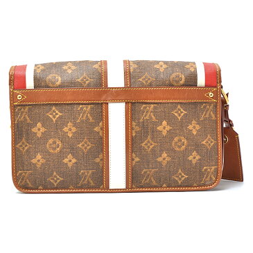 ルイヴィトン Louis Vuitton モノグラム ティセ ポルテレイユール レディース ショルダーバッグ マロン M56387【中古】