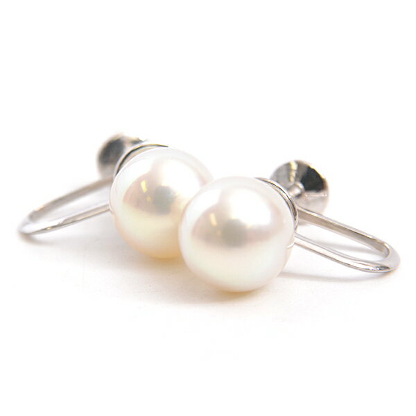 ミキモト イヤリング レディース パール イヤリング 8.3mm〜8.5mm珠 PT プラチナ MIKIMOTO【中古】のサムネイル