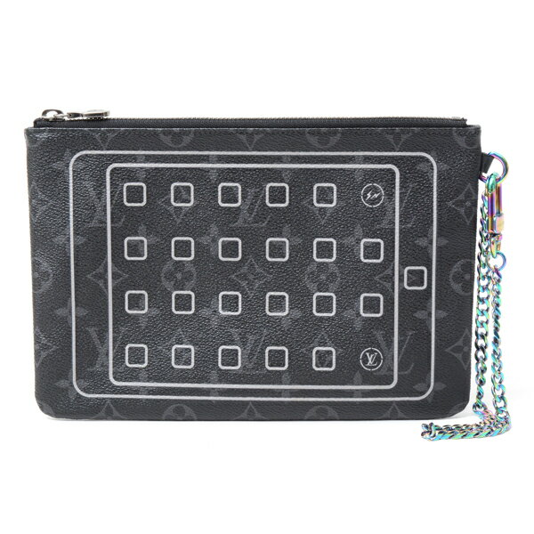ルイヴィトン ケース メンズ iPadケース クラッチバッグ フラグメントコラボ モノグラムエクリプス M64449 Louis Vuitton 【中古】のサムネイル