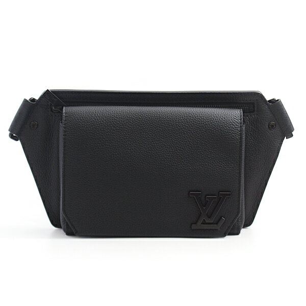 ルイヴィトン バッグ メンズ バムバッグ NV グレインカーフレザー ボディバッグ ノワール ブラック M57081 Louis Vuitton 中古のサムネイル