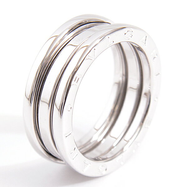 ブルガリ 指輪 レディース メンズ ビーゼロワン B-ZERO1 リング 55号 実寸14号強 Sサイズ ホワイトゴールド BVLGARI 750WG 中古のサムネイル