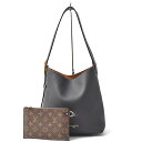 ルイヴィトン バッグ レディース ロウキー・ホーボー PM ショルダーバッグ カーフ ノワール Louis Vuitton M25352 中古
