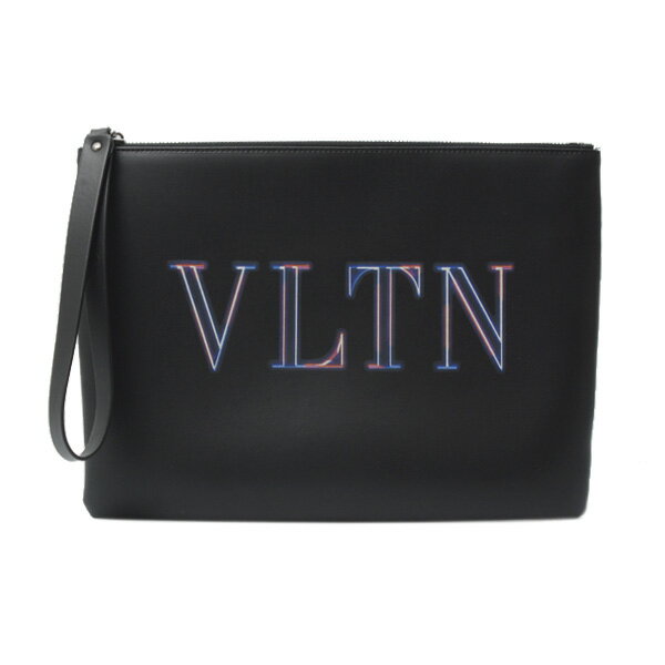 ヴァレンチノ バッグ メンズ クラッチバッグ VLTNロゴ ブラック VALENTINO 中古