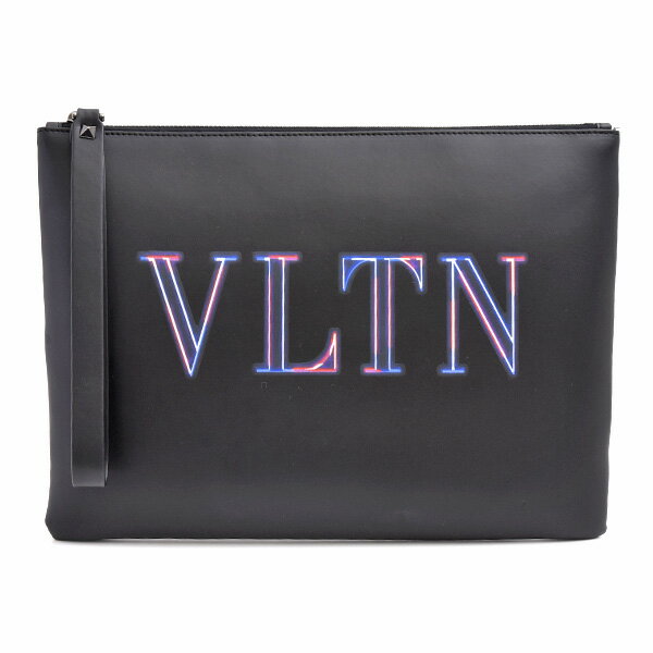 ヴァレンチノ バッグ メンズ クラッチバッグ VLTNロゴ ブラック VALENTINO 中古