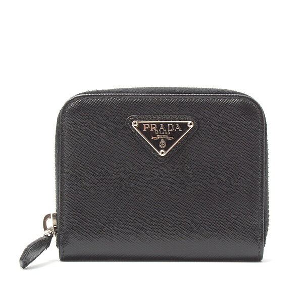 美品✨PRADA 折り財布 コインケース コンパクト サフィアーノ 美品✨PRADA 折り財布 コインケース コンパクト サフィアーノ