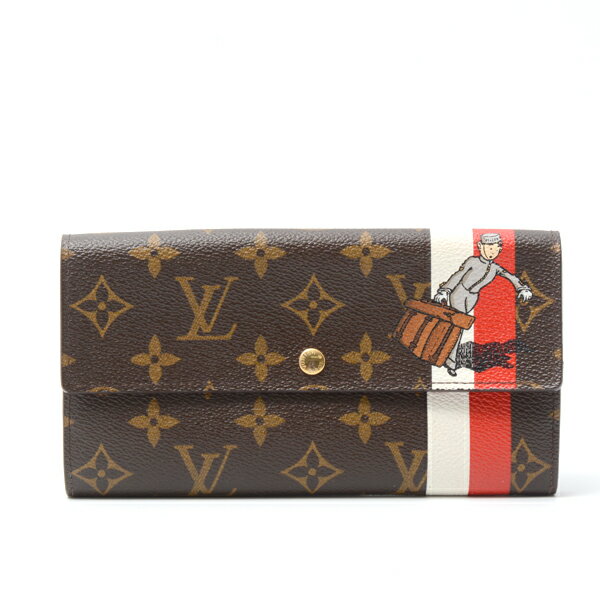 ルイヴィトン 財布 レディース モノグラムグルーム ポルトフォイユサラ ベルボーイ M60034 Louis Vuitton 中古