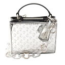 ジミーチュウ バッグ レディース ヴァレンヌ ハンドバッグ ショルダー 3WAY パテントレザー シルバー JIMMY CHOO 中古