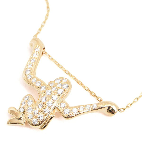 樂天商城 - ミキモト ネックレス レディース モンキーモチーフ ダイヤ×パール ネックレス D0.40ct ゴールド MIKIMOTO K18 中古