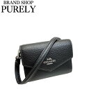 コーチ 財布 レディース COACH ショルダー ポーチ レザー ミニ エンベロープ ウォレット ポーチ CU170 SV/BK ブラック WWW(4)