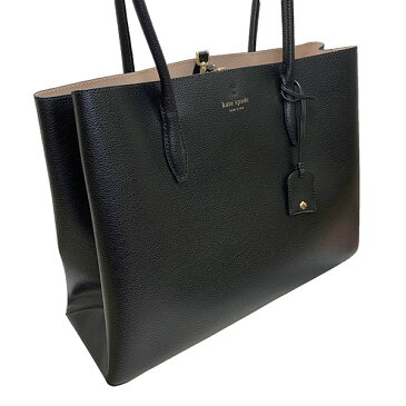 【全商品ポイント2倍】ケイトスペード kate spade バック トートバッグ レディース アウトレット レザー A4対応 ビジネス 仕切り付き WKRU6085 BLACK ブラック ケイトスペード kate spade レディース WWW