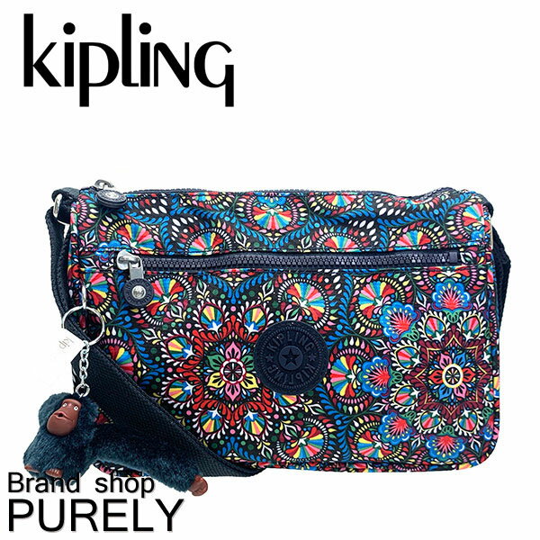 【2024年4月度月間優良ショップ受賞】キプリング KIPLING バック ショルダーバッグ レディース アウトレット ナイロン 花柄 コサージュ HB6492 9CV キプリング KIPLING レディース WWWのサムネイル