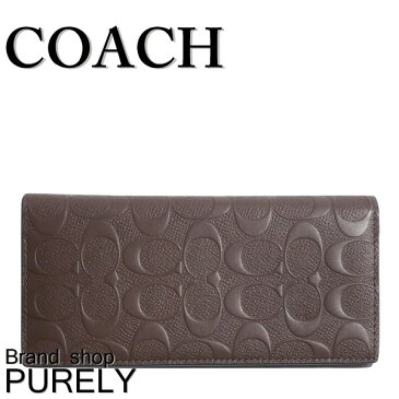 ★全品ポイント2倍★コーチ COACH 財布 二つ折り財布 メンズ アウトレット レザー シグネチャー カーフ F75365 MAH コーチ COACH メンズ