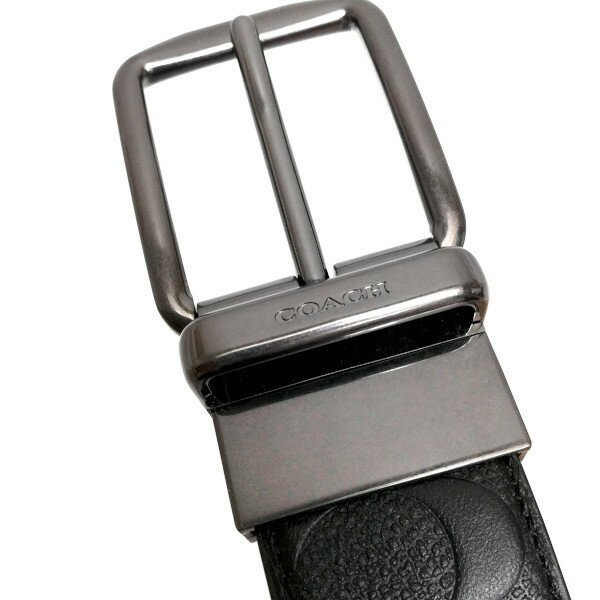 コーチCOACH小物メンズベルトアウトレットレザーシグネチャーF55157BLKブラックコーチCOACHメンズ