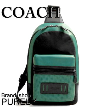 【24時間限定ポイント5倍】コーチ COACH バッグ リュック・デイパック メンズ アウトレット レザー F56877 LL7 グリーン×ブラック コーチ COACH メンズ　MMM