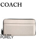 【11/4 20:00?11/9 01:59まで使える最大10000円OFFクーポン配布中!】コーチ COACH 財布 長財布 メンズ アウトレット レザー F58104 HABK チョーク×ブラック コーチ COACH メンズ MMM
