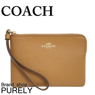 ★全品ポイント2倍★コーチ COACH バック アクセサリーポーチ レディース アウトレット レザー ラグジュアリー クロスグレインレザー ジップ F58032 IMLQD ライトサドル コーチ COACH レディース WWW