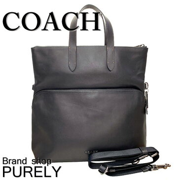 【全商品ポイント2倍】コーチ COACH バック トートバッグ メンズ メンズ アウトレット レザー 2way F50712 QBBK ブラック コーチ COACH メンズ MMM