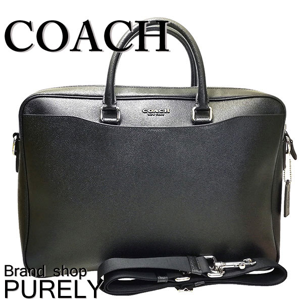 【全商品ポイント2倍】コーチ COACH バック ビジネスバッグ メンズ メンズ アウトレット レザー クロスボディ F68030 NIBLK ブラック コーチ COACH メンズ MMM