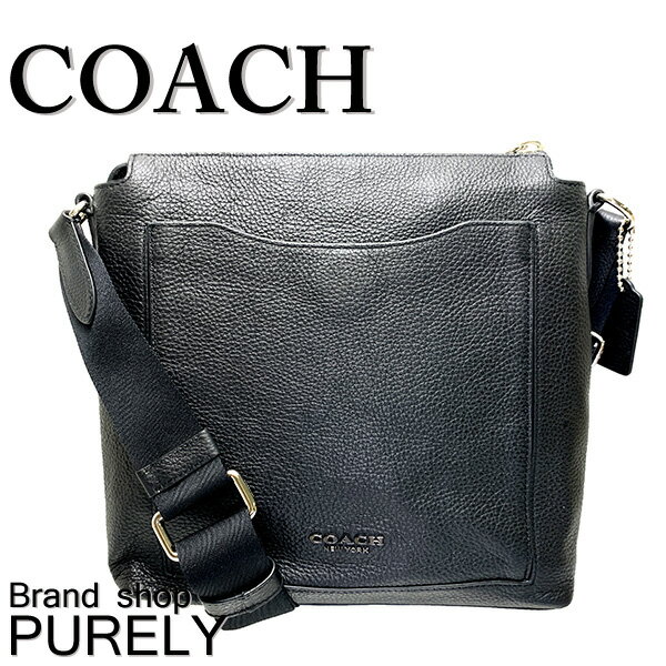 【全商品ポイント5倍】コーチ COACH ショルダーバッグ メンズ アウトレット レザー クロスボディ 91303 NIBLK ブラック コーチ COACH メンズ MMM