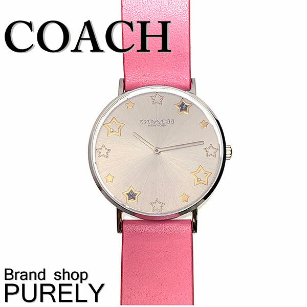 【2024年4月度月間優良ショップ受賞】コーチ COACH 腕時計 レディース アウトレット ステンレススチール×レザー ペリー ウォッチ クォーツ 14503243 ホワイト コーチ COACH レディース WWW