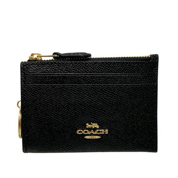 【全商品ポイント2倍 送料無料】コーチ COACH 小物 財布 コインケース カードケース レディース アウトレット PVCコーティングキャンバス×レザー 定期入れ IDケース F88250 IMBLK ブラック コーチ COACH レディース WWW