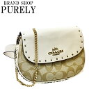コーチ COACH バッグ ショルダーバッグ レディース アウトレット PVCコーティングキャンバス×レザー C8690 FC8690 IMOT4 ライトカーキマルチ WWW