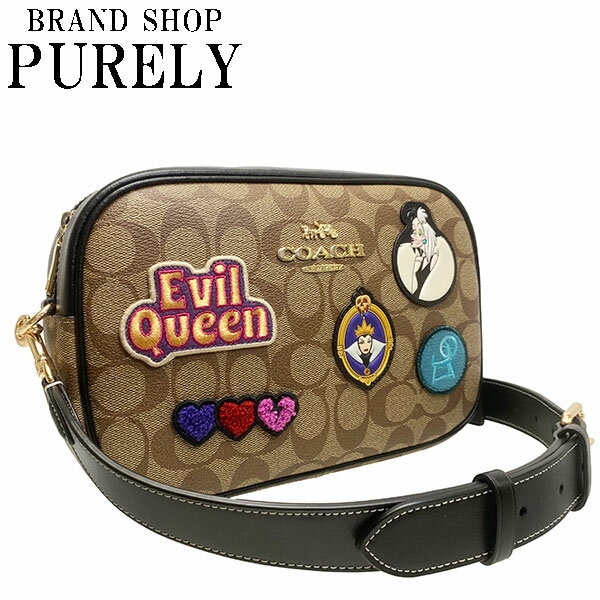 コーチ COACH バッグ ショルダーバッグ レディース アウトレット PVCコーティングキャンバス×レザー ディズニー ヴィランズ CC151 FCC151 IME7V カーキマルチ WWWのサムネイル