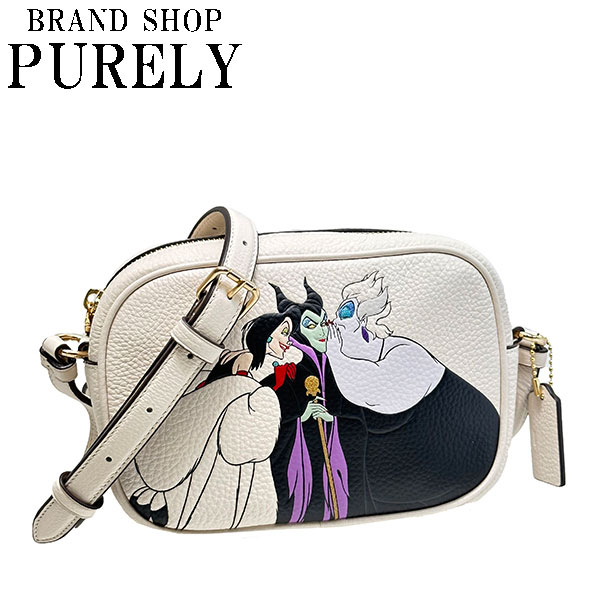 コーチ COACH バッグ ショルダーバッグ レディース アウトレット レザー ディズニー ヴィランズ CC319 FCC319 IMCAH チョークマルチ WWWのサムネイル