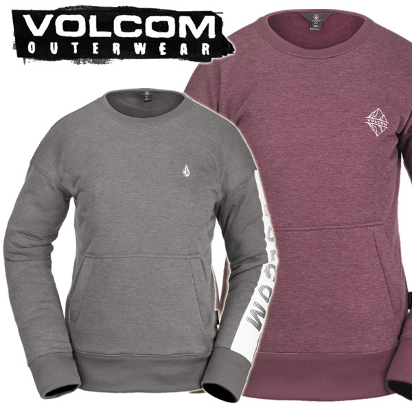 21-22 VOLCOM / {R WOMEN'S POLARTEC CREW FLEECE fB[X t[fB[ Xm[EFA Ci[EFA[ ZJhC[ Xm[{[hAp