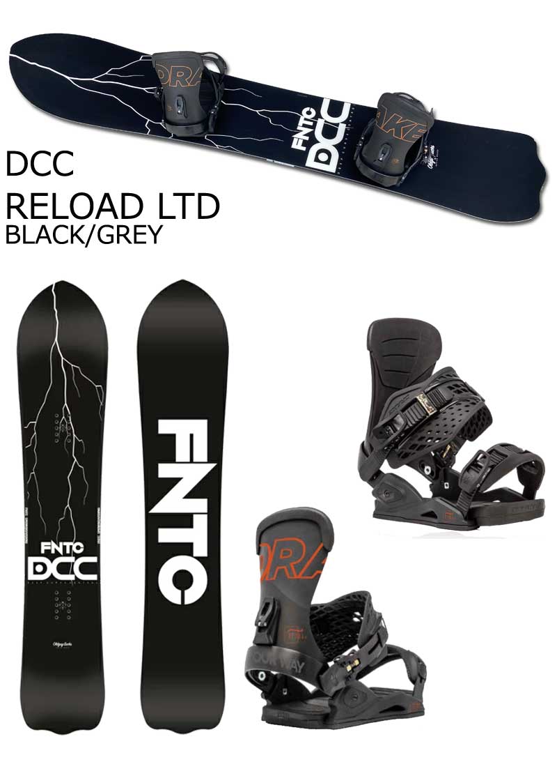 22-23 FNTC/DRAKE DCC × RELOAD LTD 2点セット エフエヌティーシー ドレイク メンズ 板 ビンディング スノーボード 2023 予約商品