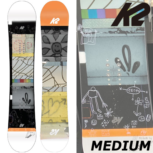 22-23 K2/ケーツー MEDIUM ミディアム メンズ レディース スノーボード 板 2023 予約商品