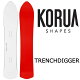 KORUA shapes / コルアシェイプス TRENCHDIGGER トレンチディガー メンズ スノーボード パウダー カービング 板 2023