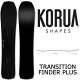 KORUA shapes / RAVFCvX TRANSITION FINDER+ gWVt@C_[vX Y Xm[{[h pE_[ J[rO  2024