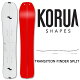 KORUA shapes / RAVFCvX TRANSITION FINDER SPLIT gWV t@C_[ Xvbg Y fB[X Xm[{[h pE_[ J...