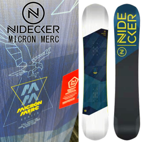 22-23 NIDECKER/ナイデッカー MICRON MERC マイクロンマーク キッズ ユース スノーボード 板 2023