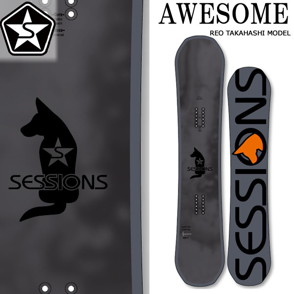 22-23 SESSIONS/セッションズ AWESOME REO メンズ スノーボード 高橋 烈男 板 2023 型落ち