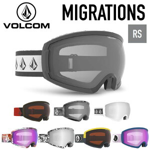 22-23 VOLCOM/ボルコム MIGRATIONS レギュラーストラップ メンズ レディース ゴーグル ジャパンフィット スノーボード スキー 2023