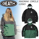 即出荷 22-23 DEATHLABEL/デスレーベル ANORAK CIRCLE LOGO メンズ レディース フーディー プルオーバー ス...