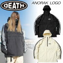 22-23 DEATHLABEL/デスレーベル ANORAK LOGO メンズ レディース フーディー プルオーバー スノーボード 2023 型落ち