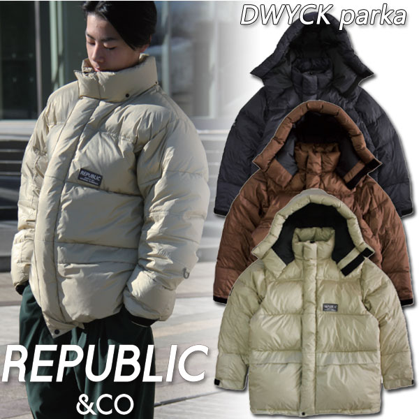 即出荷 22-23 REPUBLIC &CO/リパブリック DWYCK parka メンズ レディース 防水ダウンジャケット スノーボードウェア スノーウェアー 2023 型落ち