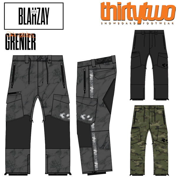 22-23 THIRTYTWO/サーティーツー BLAHZAY pant ブラーゼイパンツ メンズ レディース 防水パンツ スノーボードウェア スノーウェアー 2023