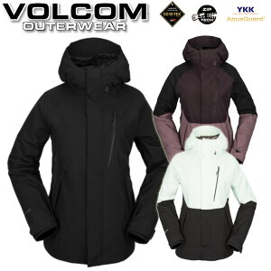 即出荷 22-23 VOLCOM/ボルコム ARIS GORE-TEX jacket レディース 防水ゴアテックスジャケット スノーボードウェア スノーウェアー 2023